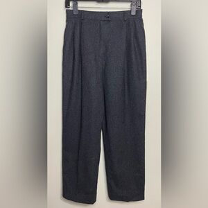 Pendleton Vintage Women's 100 % Virgin Wool High Rise Pleated Pants, Size 12P